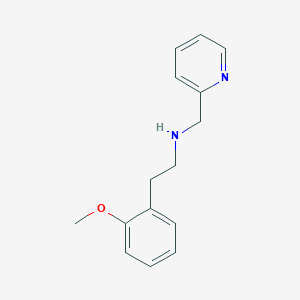 molecular formula C15H18N2O B6078593 2-(2-methoxyphenyl)-N-(2-pyridinylmethyl)ethanamine 