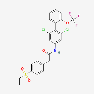 molecular formula C23H18Cl2F3NO4S B607864 ROR gamma-t-IN-1 CAS No. 1426802-50-7