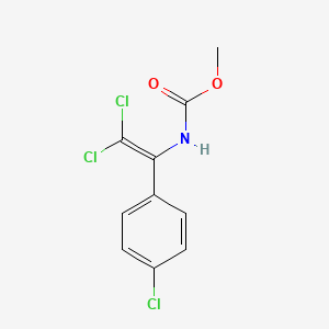 molecular formula C10H8Cl3NO2 B6078843 methyl [2,2-dichloro-1-(4-chlorophenyl)vinyl]carbamate 