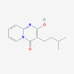 molecular formula C13H16N2O2 B6078900 2-hydroxy-3-(3-methylbutyl)-4H-pyrido[1,2-a]pyrimidin-4-one 