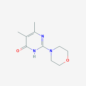 molecular formula C10H15N3O2 B6078946 5,6-dimethyl-2-(4-morpholinyl)-4(1H)-pyrimidinone 