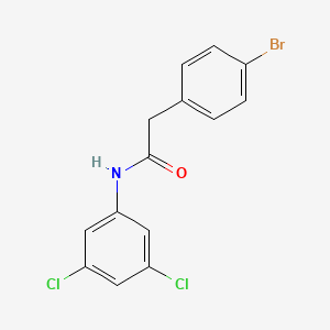 molecular formula C14H10BrCl2NO B6078979 2-(4-bromophenyl)-N-(3,5-dichlorophenyl)acetamide 