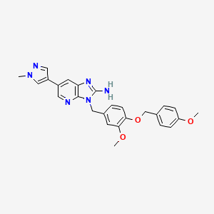 molecular formula C26H26N6O3 B607904 Unii-XX8E5WP7FS CAS No. 1788906-96-6