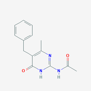molecular formula C14H15N3O2 B6079133 N-(5-benzyl-4-hydroxy-6-methyl-2-pyrimidinyl)acetamide 