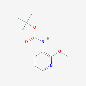 molecular formula C11H16N2O3 B060792 叔丁基(2-甲氧基吡啶-3-基)氨基甲酸酯 CAS No. 161117-83-5