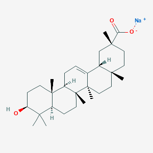 molecular formula C30H47NaO3 B607934 (3b,20b)-3-羟基-齐墩果烷-12-烯-29-酸钠盐 CAS No. 1148013-87-9