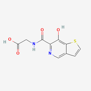 B607951 Glycine, N-[(7-hydroxythieno[3,2-c]pyridin-6-yl)carbonyl]- CAS No. 909010-67-9