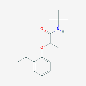 molecular formula C15H23NO2 B6079732 N-(tert-butyl)-2-(2-ethylphenoxy)propanamide 