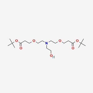 molecular formula C20H39NO7 B607997 Hydroxy-Amino-bis(PEG1-t-butyl ester) CAS No. 1415800-34-8