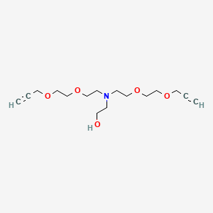 molecular formula C16H27NO5 B607998 Hydroxy-Amino-bis(PEG2-propargyl) CAS No. 2100306-77-0