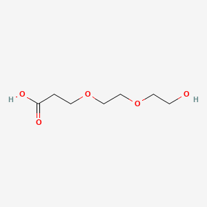 molecular formula C7H14O5 B608002 3-[2-(2-Hydroxyethoxy)ethoxy]propanoic acid CAS No. 1334286-77-9