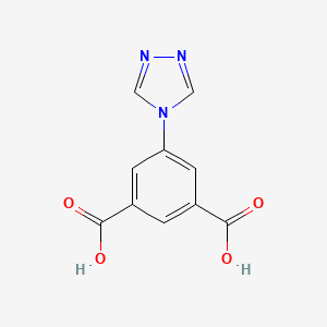 molecular formula C10H7N3O4 B6080044 5-(4H-1,2,4-三唑-4-基)邻苯二甲酸 