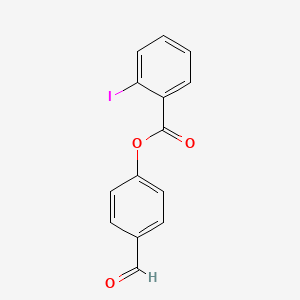 molecular formula C14H9IO3 B6080207 4-formylphenyl 2-iodobenzoate 