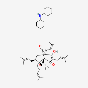 molecular formula C47H75NO4 B608025 Hyperforin dicyclohexylammonium salt CAS No. 238074-03-8