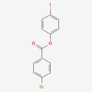 molecular formula C13H8BrIO2 B6080418 4-iodophenyl 4-bromobenzoate 