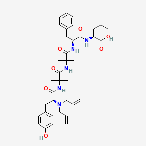 molecular formula C38H53N5O7 B608050 N,N-diallyl-Tyr-Aib-Aib-Phe-Leu CAS No. 92535-15-4