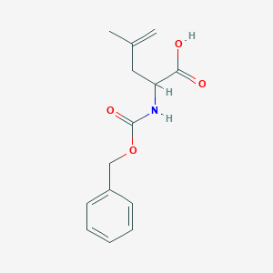 molecular formula C14H17NO4 B060806 Cbz-2-甲烯丙基-甘氨酸 CAS No. 171881-79-1