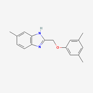 2-[(3,5-dimethylphenoxy)methyl]-5-methyl-1H-benzimidazole