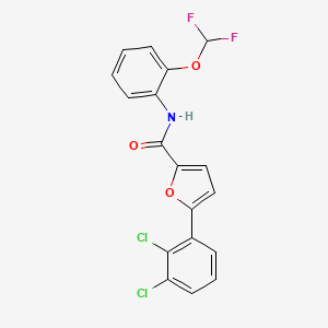 5-(2,3-dichlorophenyl)-N-[2-(difluoromethoxy)phenyl]-2-furamide