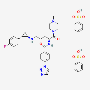 molecular formula C42H50FN7O8S2 B608074 IMG-7289 ditosylate CAS No. 1990504-72-7