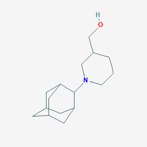 molecular formula C16H27NO B6080857 [1-(2-adamantyl)-3-piperidinyl]methanol 