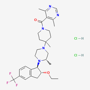 molecular formula C30H42Cl2F3N5O2 B608092 盐酸 INCB-9471 CAS No. 869725-27-9