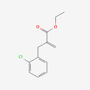 molecular formula C12H13ClO2 B608100 丙烯酸乙酯-2-(2-氯苄基) CAS No. 866028-26-4