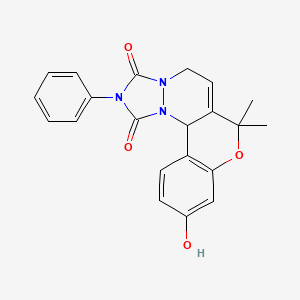 molecular formula C21H19N3O4 B608102 Inflachromene CAS No. 908568-01-4