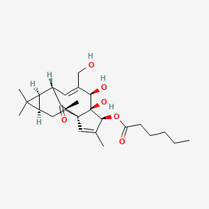 molecular formula C26H38O6 B608103 Ingenol 3-己酸酯 CAS No. 83036-61-7