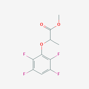 molecular formula C10H8F4O3 B6081137 methyl 2-(2,3,5,6-tetrafluorophenoxy)propanoate 
