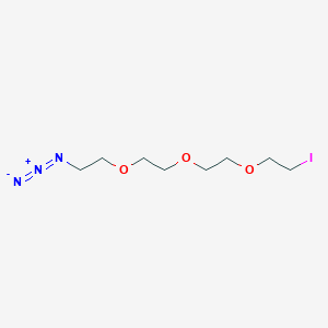 molecular formula C8H16IN3O3 B608115 碘-PEG3-叠氮 CAS No. 936917-36-1