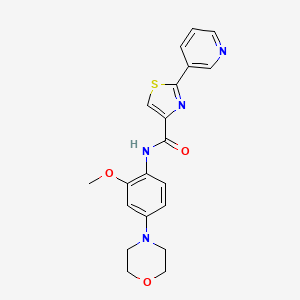 molecular formula C20H20N4O3S B608127 IRAK 抑制剂 6 CAS No. 1042672-97-8