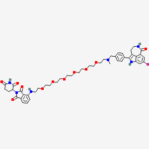 molecular formula C44H51FN6O10 B608129 iRucaparib-AP6 CAS No. 2410557-00-3