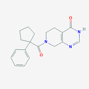 7-[(1-phenylcyclopentyl)carbonyl]-5,6,7,8-tetrahydropyrido[3,4-d]pyrimidin-4(3H)-one