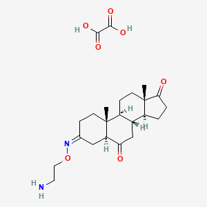 molecular formula C23H34N2O7 B608142 Istaroxime 草酸盐 CAS No. 203737-94-4