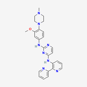 molecular formula C26H28N8O B608145 Itacnosertib CAS No. 1628870-27-8
