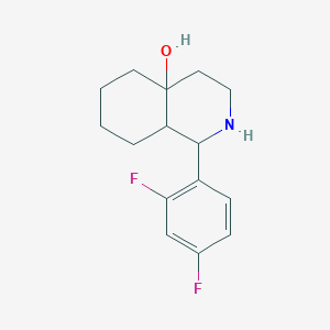 1-(2,4-difluorophenyl)octahydro-4a(2H)-isoquinolinol