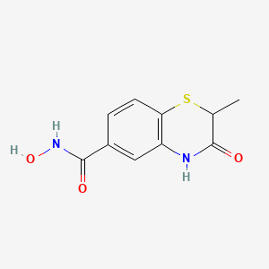 B608161 N-hydroxy-2-methyl-3-oxo-4H-1,4-benzothiazine-6-carboxamide CAS No. 949727-86-0