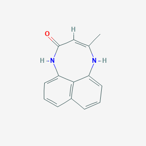 molecular formula C14H12N2O B6081854 4-methyl-1H-naphtho[1,8-bc][1,5]diazocin-2(5H)-one 