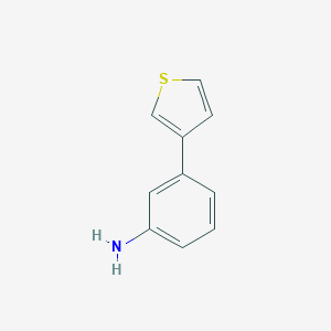 molecular formula C10H9NS B060819 3-Thien-3-ylaniline CAS No. 161886-96-0