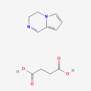 molecular formula C11H14N2O4 B6081923 3,4-dihydropyrrolo[1,2-a]pyrazine succinate 