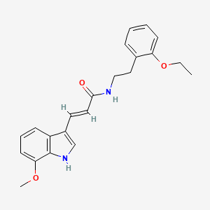 molecular formula C22H24N2O3 B608194 JI051 CAS No. 2234281-75-3