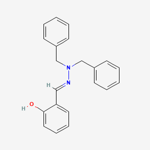 molecular formula C21H20N2O B6082184 2-hydroxybenzaldehyde dibenzylhydrazone 