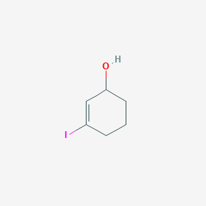 molecular formula C6H9IO B060822 3-Iodocyclohex-2-en-1-ol CAS No. 188635-27-0