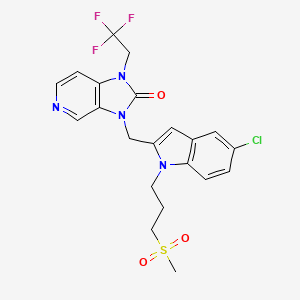 molecular formula C21H20ClF3N4O3S B608233 Rilematovir CAS No. 1383450-81-4