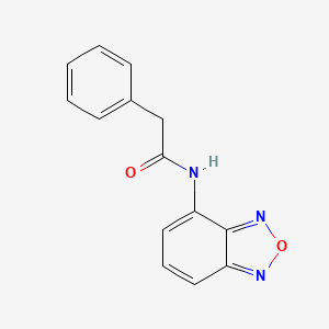 molecular formula C14H11N3O2 B6082358 N-2,1,3-benzoxadiazol-4-yl-2-phenylacetamide 