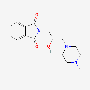 2-[2-hydroxy-3-(4-methyl-1-piperazinyl)propyl]-1H-isoindole-1,3(2H)-dione