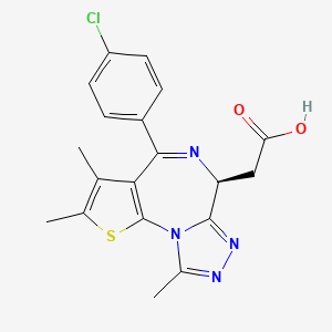 molecular formula C19H17ClN4O2S B608251 JQ-1 carboxylic acid CAS No. 202592-23-2