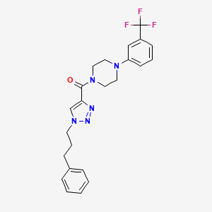 1-{[1-(3-phenylpropyl)-1H-1,2,3-triazol-4-yl]carbonyl}-4-[3-(trifluoromethyl)phenyl]piperazine