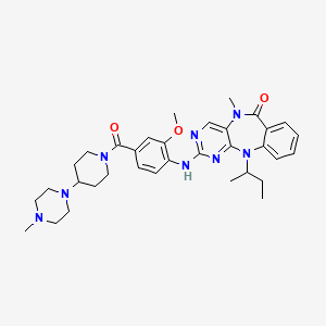 molecular formula C34H44N8O3 B608267 JWG-071 CAS No. 2250323-50-1
